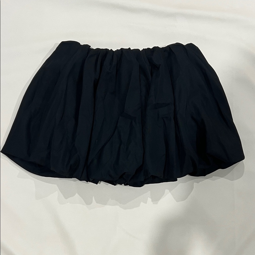 Black bubble skirt